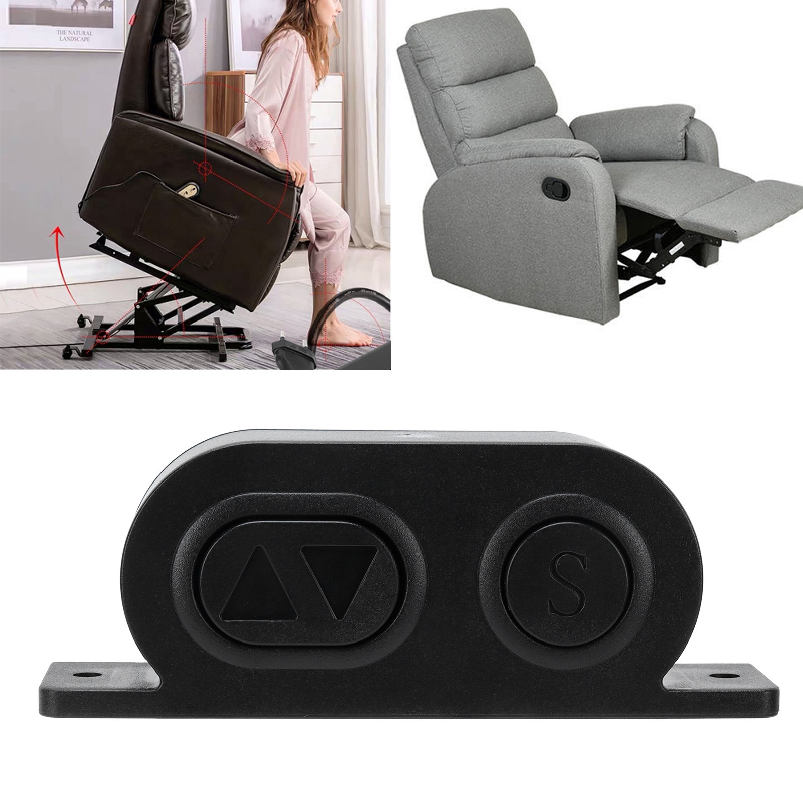 Elektrische 5-polige Fernbedienung Zum Heben Von Kindertischen Und Sofas – 9 Cm Abs-controller Mit Mikroschalter Und 5 A