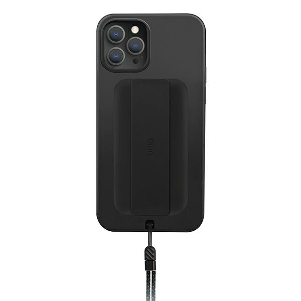 Uniq Heldro Iphone 12 Pro Max 6,7" Hülle Schwarz/mitternachtsschwarz Antimikrobiell