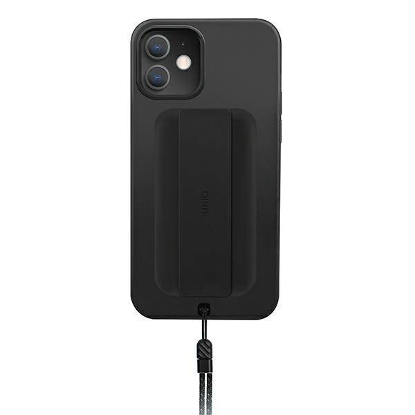 Uniq Heldro Iphone 12 Mini 5,4" Hülle Schwarz/mitternachtsschwarz Antimikrobiell