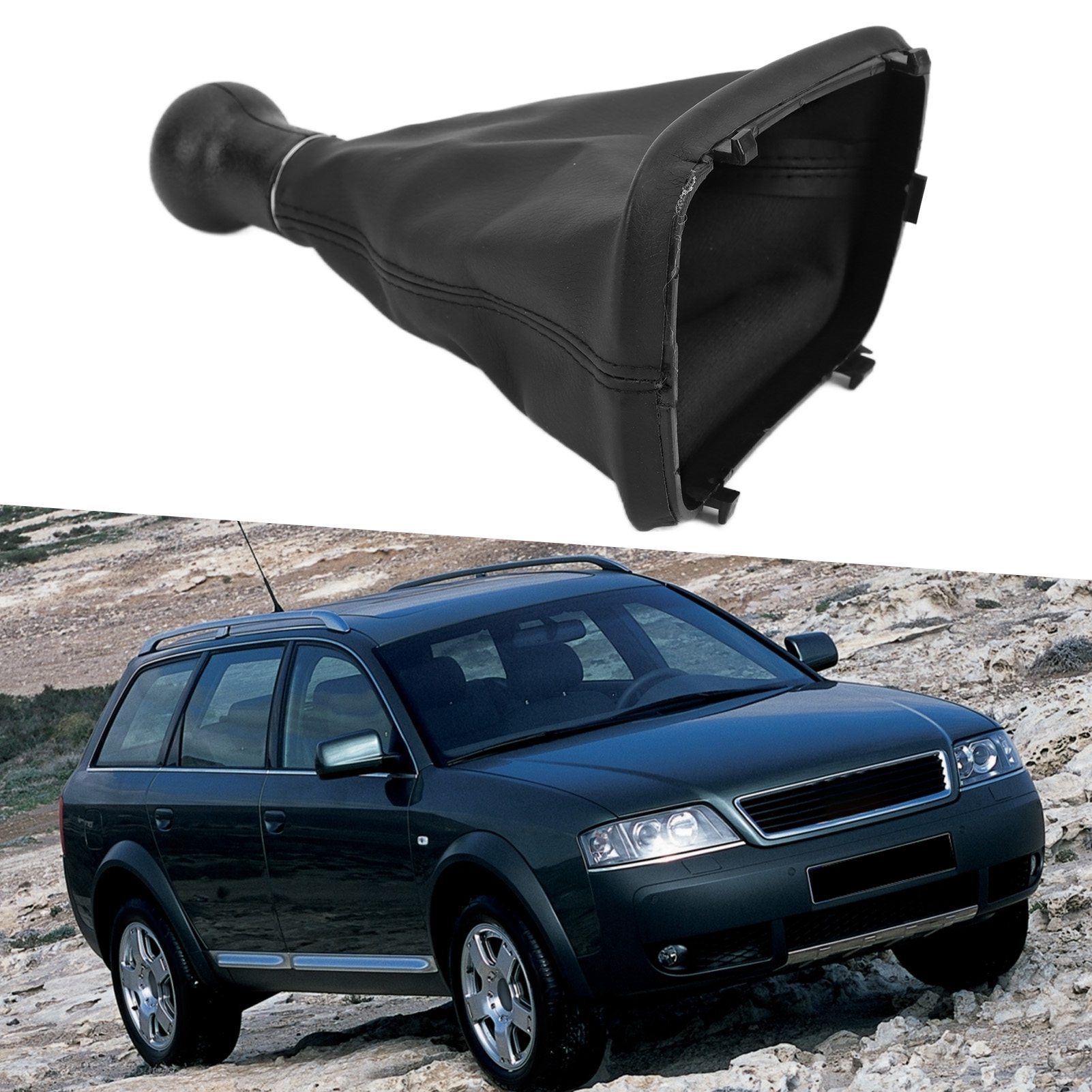 Tachometernadel Und Staubschutzkappe – A6 C5, A4 B5, A8 D2 (1998–2000) – Schwarzes Kunstleder
