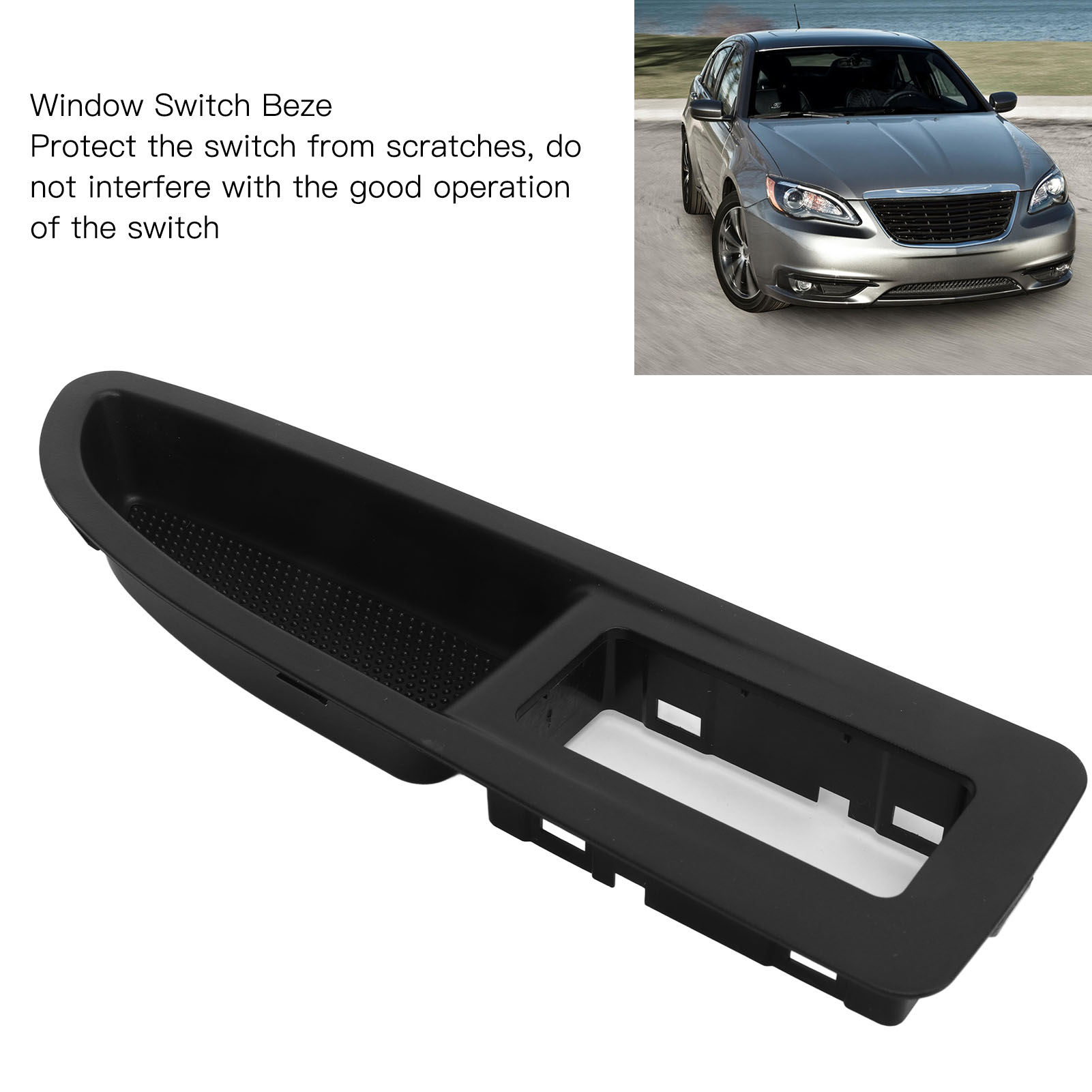 Fensterheberschalterabdeckung Für Dodge Avenger 200 (2011–2014), Rechts, Abs, Schwarz, Original, 68223848aa