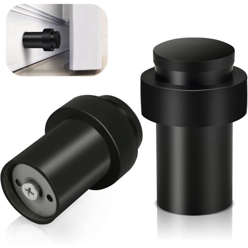Türstopper Aus Edelstahl – 2er-set, Elegantes Und Robustes Design, 65 Mm Durchmesser, Stoßdämpfender Wandschutz
