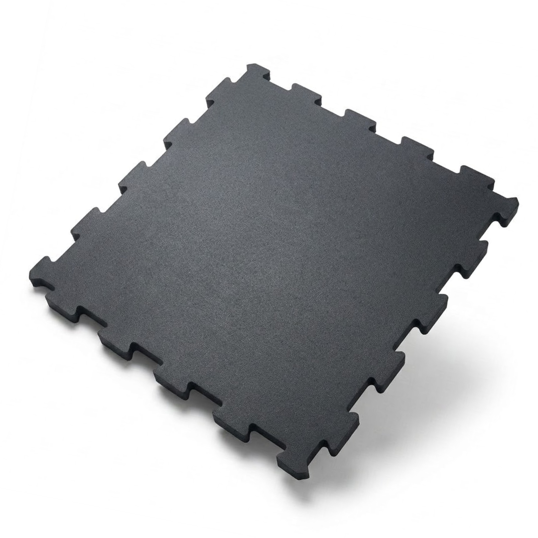Easy Puzzle Fußmatte Aus Stoßdämpfendem Und Schützendem Gummi, 98 X 98 Cm, 15 Mm Dick