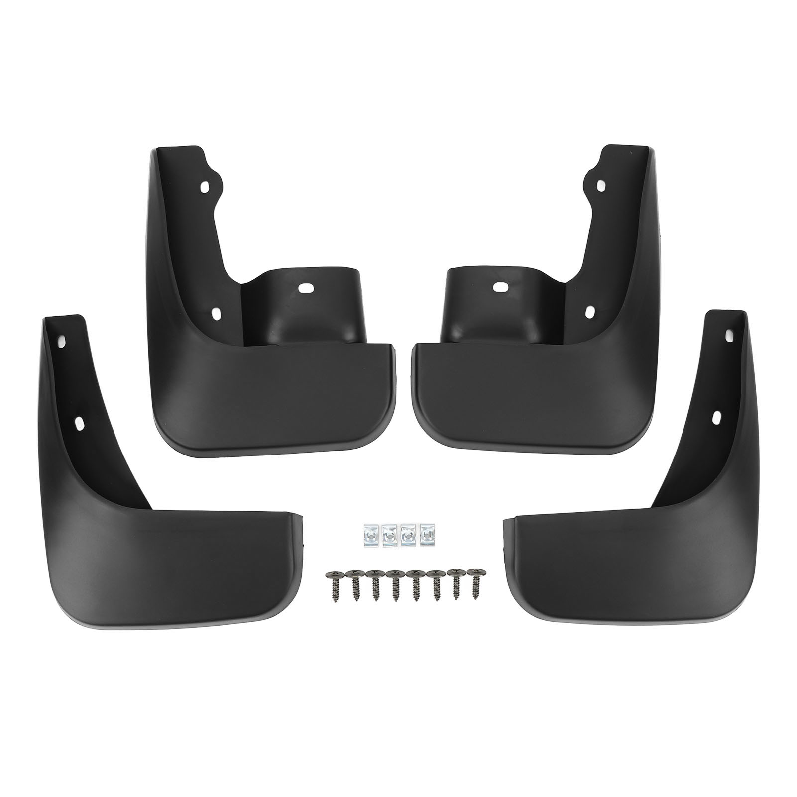 Radlaufschutz-set Aus Schwarzem Pp Für Suzuki Jimny 1998-2018 (4-teilig Mit Clips)
