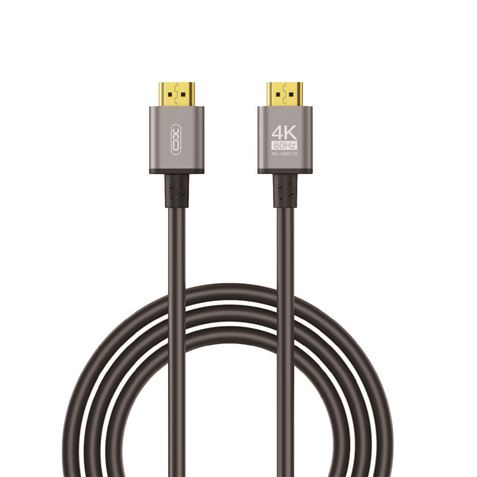 Xo Cable Hdmi - 4k Resolution - High-speed - Gold-plated Connectors - Compatible With Multiple Devices - Colour Black