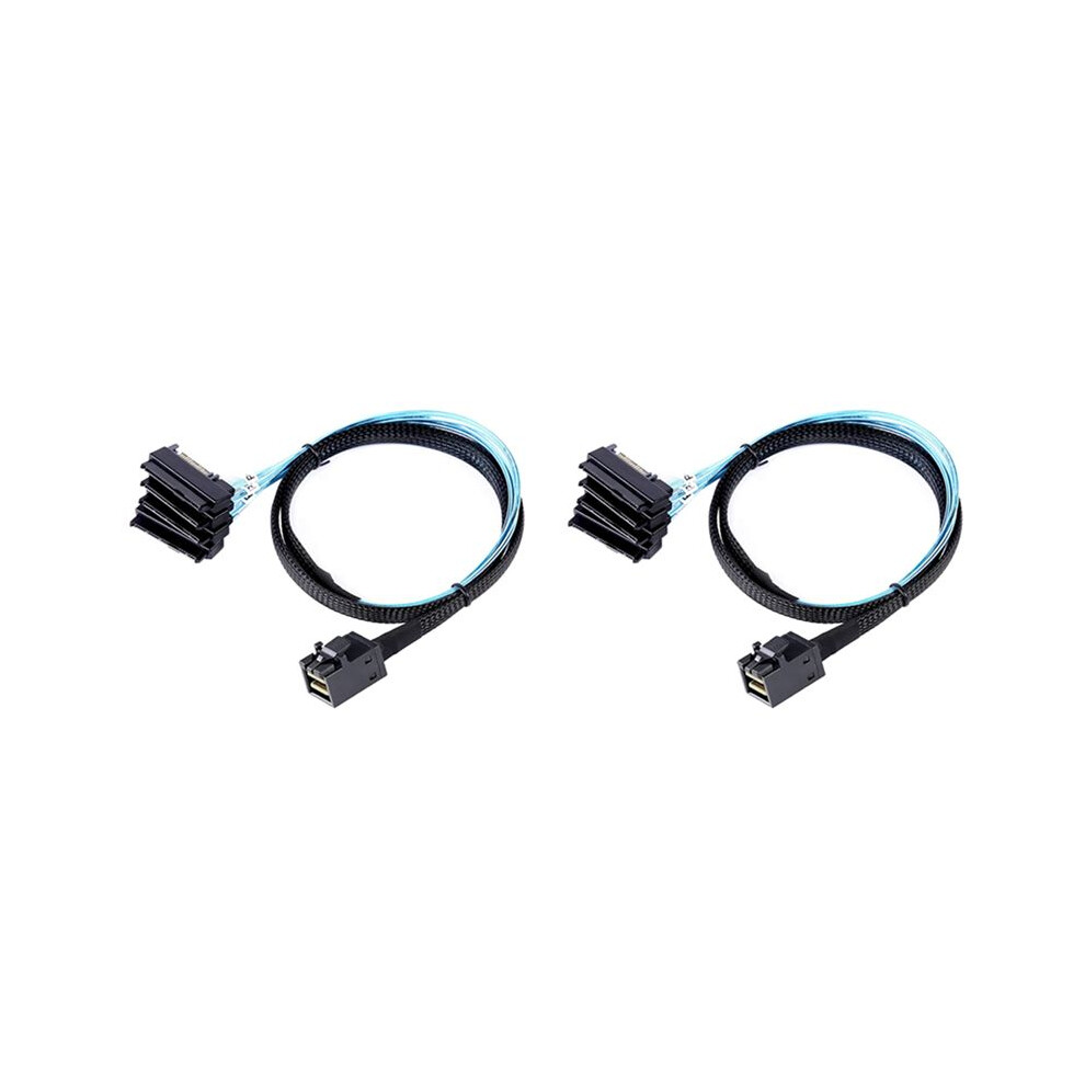 4 12g Hd Sas Kabelverbinder Sff8643 Auf 4x 29-pin Sas Sff8482 Mit 15-pin Stromanschluss Controller