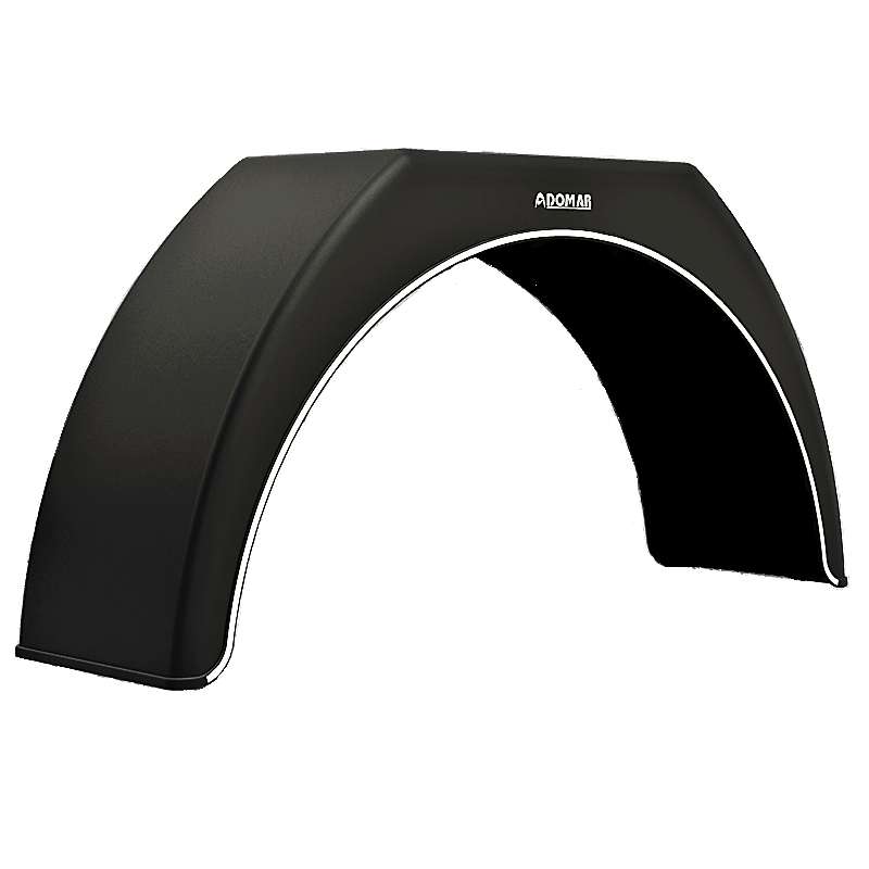Hinterrad-schutzblech Mit Flacher Oberseite Für Einzelnes Hinterrad 260x840x1480 Domar - D3710-b Dk3110