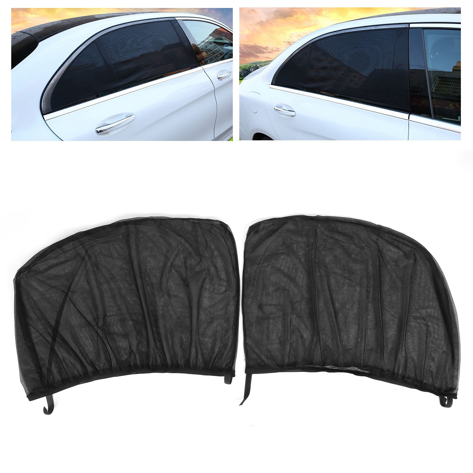 [sonnenschutz Fürs Auto] [2er-set] [suv] Uv-schutz-moskitonetz