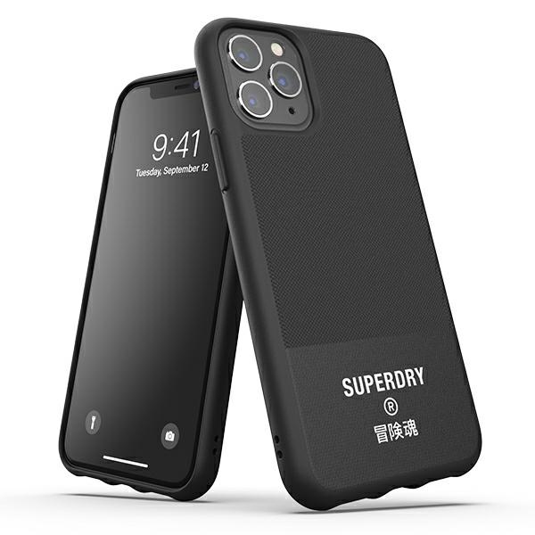 Iphone 11 Pro Max Superdry Schutzhülle Aus Geformtem Canvas, Schwarz