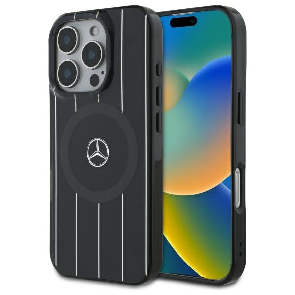 Mercedes Magsafe Crossed Lines Hartschalen-schutzhülle Für Iphone 16 Pro