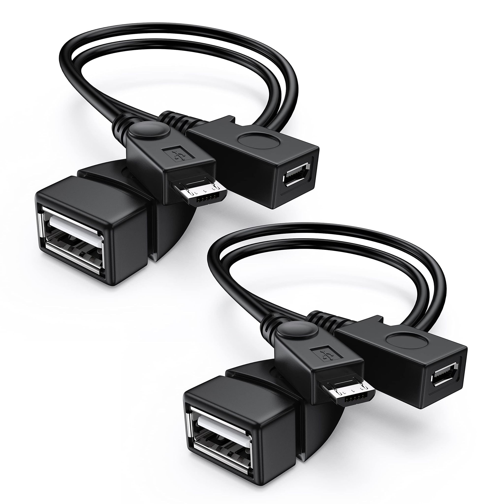 4-teiliger Micro-usb-auf-usb-adapter (otg-kabel + Stromkabel) Für Fire Stick 4k / Host-geräte / Playstation Classic Usw.
