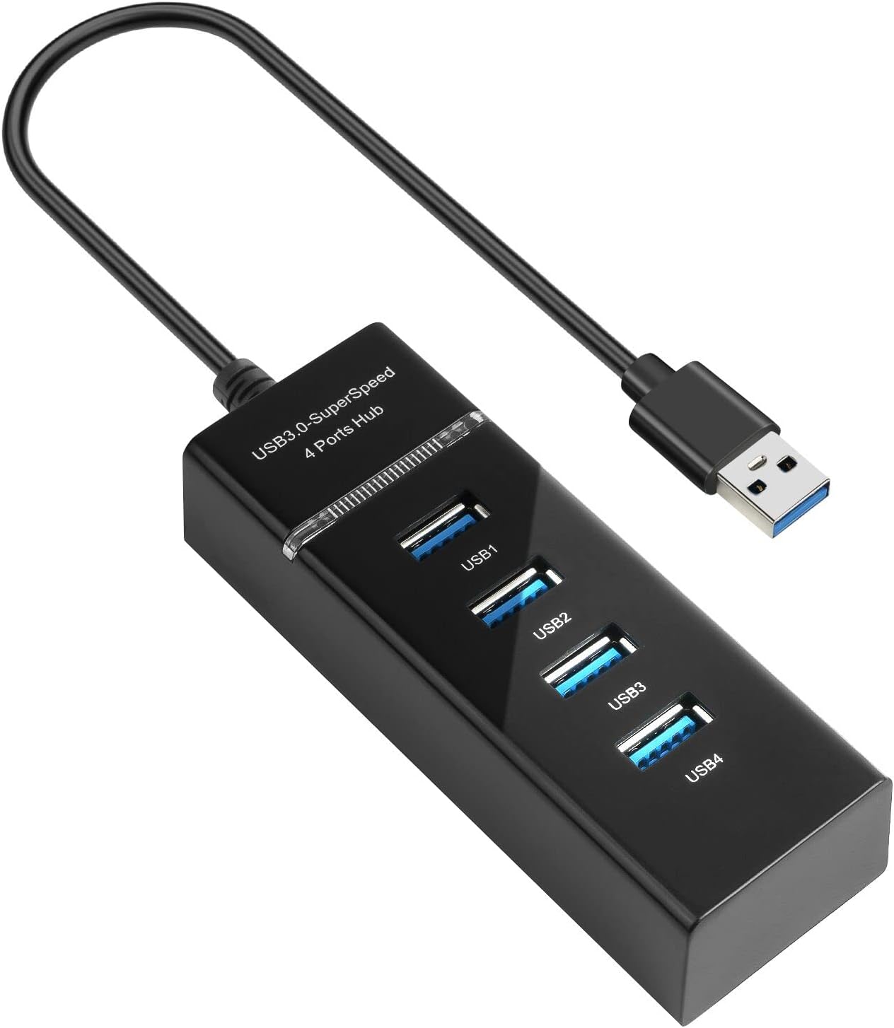Usb Hub, 4 Port Usb 3.0 Hub Usb Verteiler, Usb Hub 3.0 Splitter, Extra Super Speed 5gbps Datenhub Für Macbook, Mac Pro/mini, Imac, Surface Pro, Xps, Notebook Pc, Usb Flash Drives, Mobile Hdd