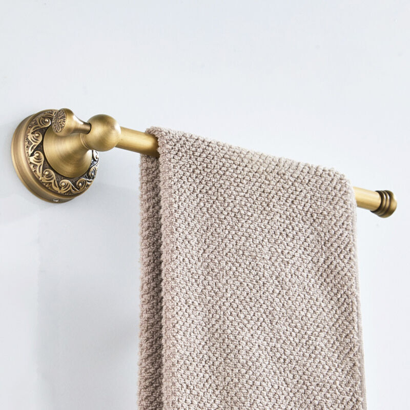 Wandhandtuchhalter Aus Massivem Messing – 29 X 7,5 Cm – Klassisches Und Elegantes Design Für Das Badezimmer