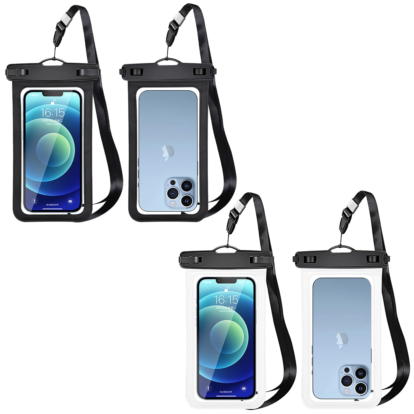 Ipx8 Wasserdichte Smartphone-tasche [2 Stück], Wasserdichte Handytasche, Wasserdichte Handyhülle Für Handy (6,7" Max) - Kompatibel Mit Iphone 16/15/14/13/12, Samsung Galaxy S24/s23