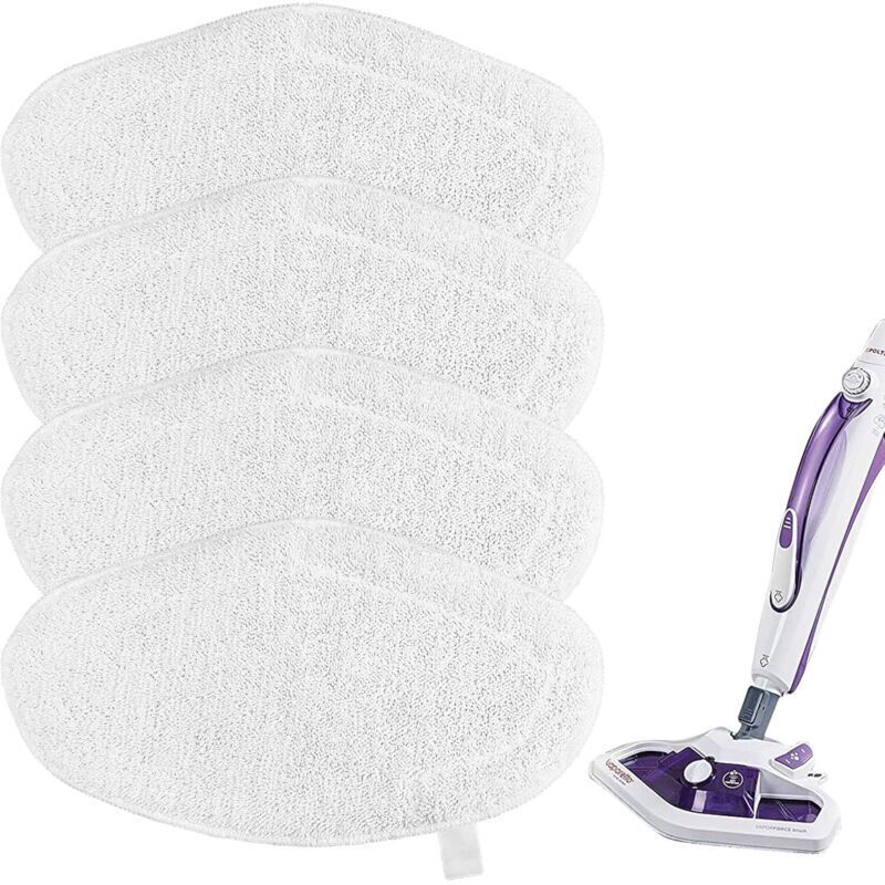 Waschbare Ersatzköpfe Für Dampfmopps – 8 Wiederverwendbare Einheiten, Kompatibel Mit Polti-modellen, Aus Hochabsorbierender Mikrofaser