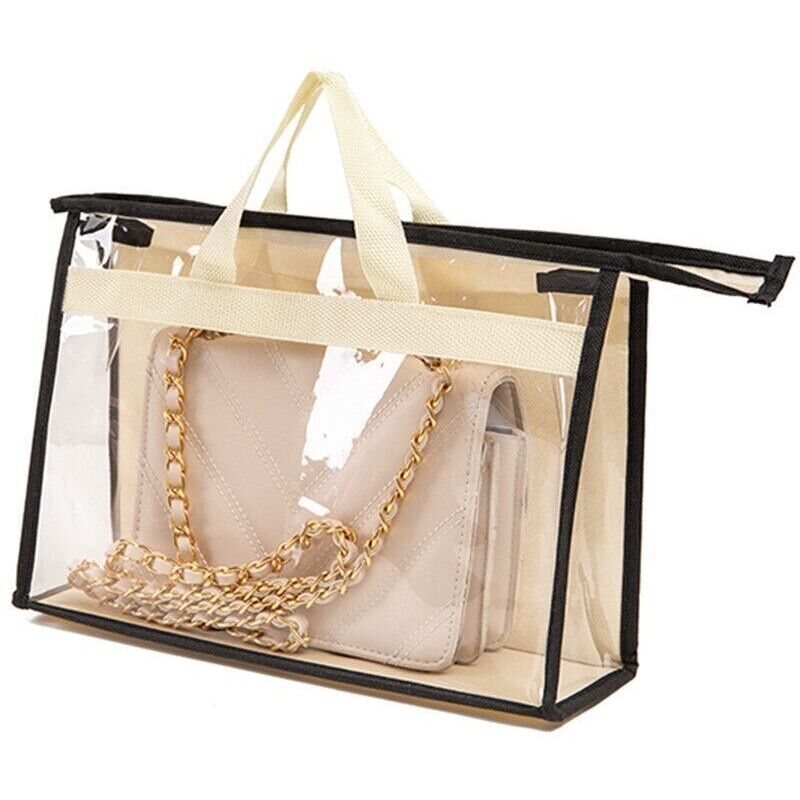 Transparente Handtaschen-organizer-taschen – 2er-set Hängeorganizer Mit Reißverschluss, Aus Strapazierfähigem Pvc