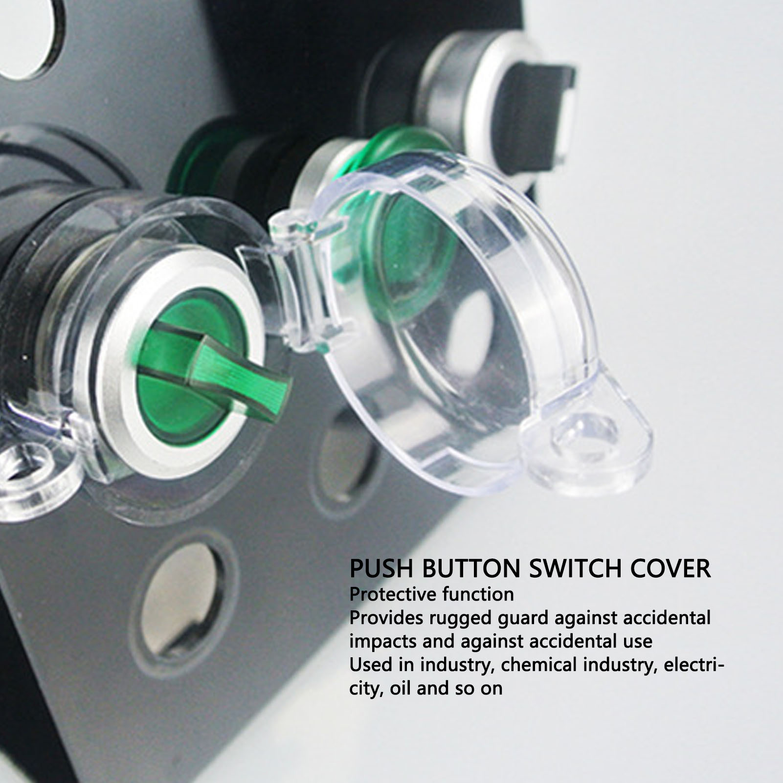 Transparenter Not-aus-taster-schutz – Pc-abdeckung Für 22-mm-industrie-drucktaster