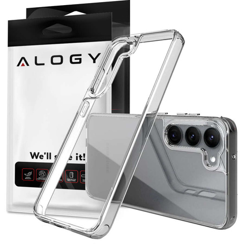 Alogy Hybrid Clear Case Für Samsung Galaxy S23 Plus Transparent