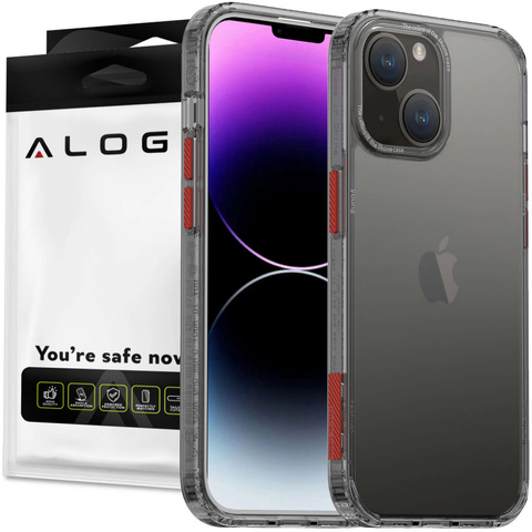 Alogy Schutzhülle Für Apple Iphone 14 Plus, Schwarz Und Transparent