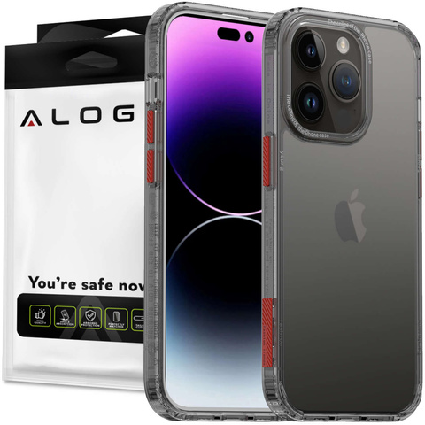 Alogy Schutzhülle Für Apple Iphone 14 Pro, Schwarz Und Transparent