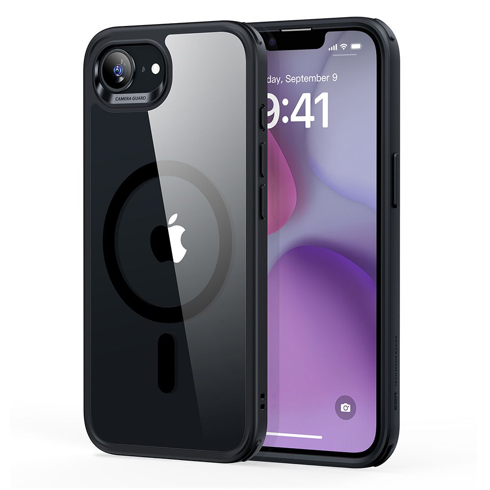 Esr Classic Hybrid Halolock Magsafe Iphone 16e Durchsichtig/schwarz
