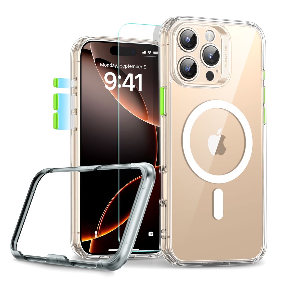 Esr Classic Pro Set Halolock Magsafe Iphone 16 Pro Max Durchsichtig