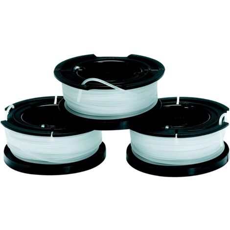 3er-pack Ersatzspulen Für Freischneider – Reflex Plus Selbstwickelspule – 3 X 11 M Strapazierfähige, Transparente Nylonschnur – Schnurdurchmesser: 1,6 Mm