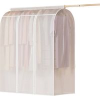 10-teiliges Set Kleidersäcke, Transparent Und Strapazierfähig, Mit Reißverschluss, Ideal Zur Aufbewahrung Von Jacken Und Anzügen.