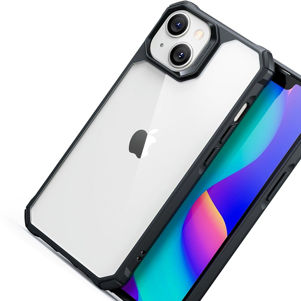 Esr Air Schutzhülle Für Iphone 14 Plus / 15 Plus, Durchsichtig/schwarz