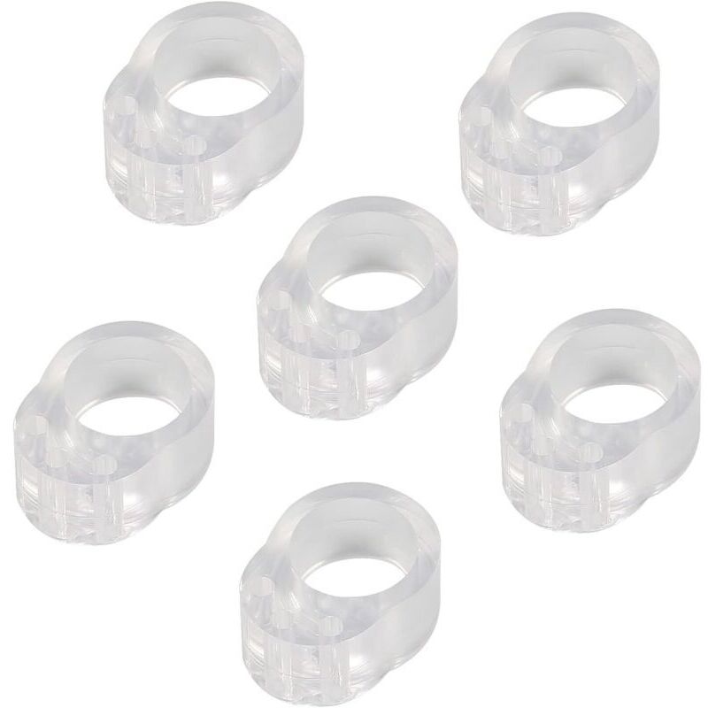 Transparente Pvc-türstopper – 4er-set Mit Wandbefestigung Und Stoßschutz Für Griffe Und Wände