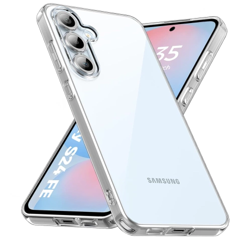 Alogy Hybridshield™️ Schutzhülle Für Samsung Galaxy S24 Fe, Transparent