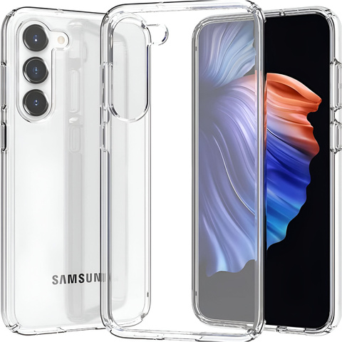 Schutzhülle Für Samsung Galaxy S24+ Plus, Hybrid Clear Case, Alogy Transparent