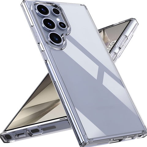 Schutzhülle Für Samsung Galaxy S24 Ultra, Hybrid Clear Case, Alogy Transparent
