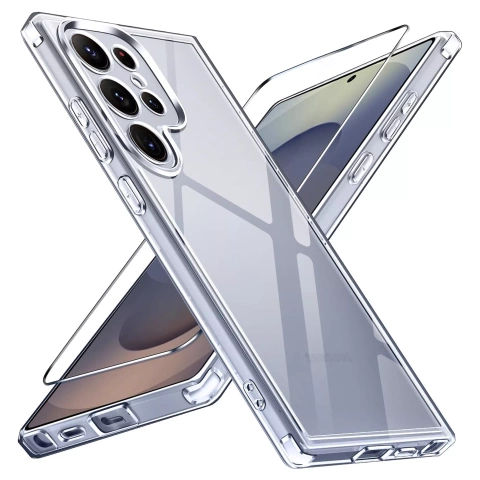 Samsung Galaxy S25 Ultra Hülle Alogy Hybridshield™️ Transparente Hülle + Glas