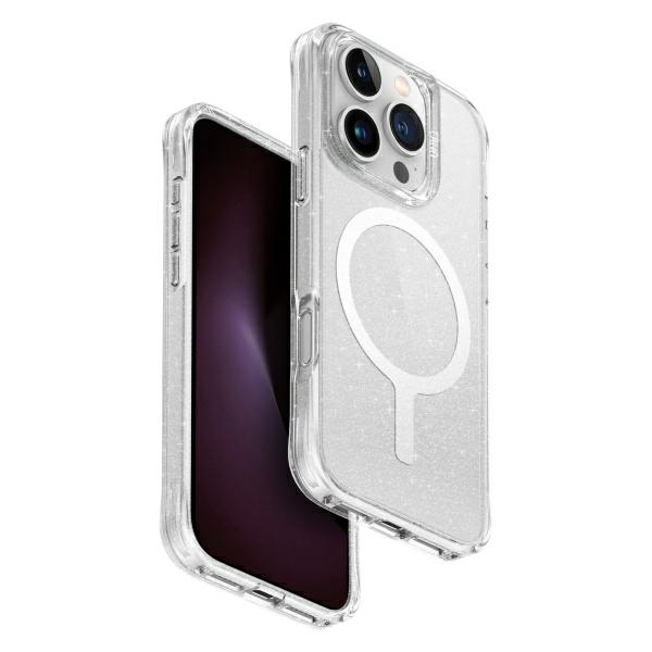 Uniq Lifepro Xtreme Iphone 16 Pro 6,3" Magclick Ladehülle Transparent/tinsel Lucent