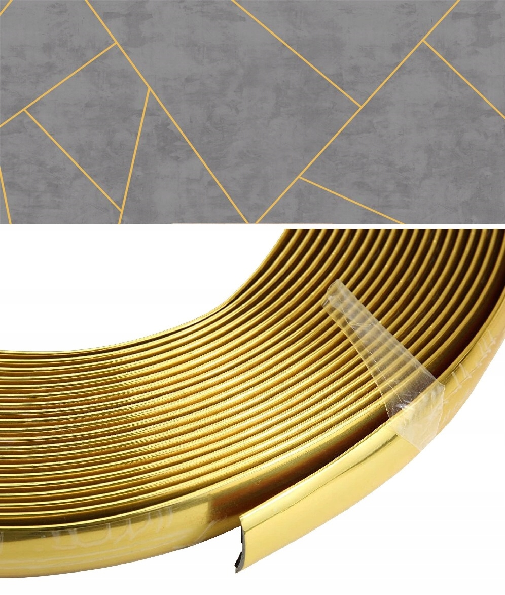 Goldfarbenes Zierband, Flexibel, 20/21 Mm, 2,5 Cm X 5 Meter