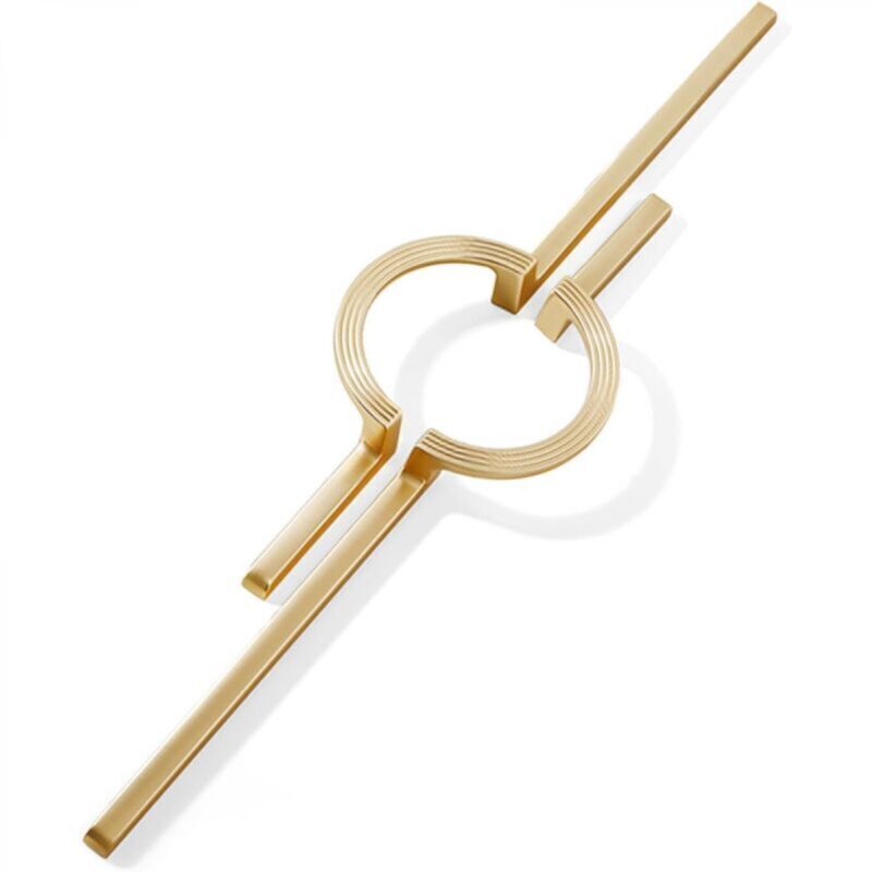Goldene Halbmond-küchenschrankgriffe – 10er-set, Gebürsteter Edelstahl, 60 Mm, Modern Und Elegant