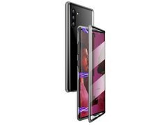 Dr.fit Doppelseitige Magnetische Glashülle Für Galaxy Note 10 Silber