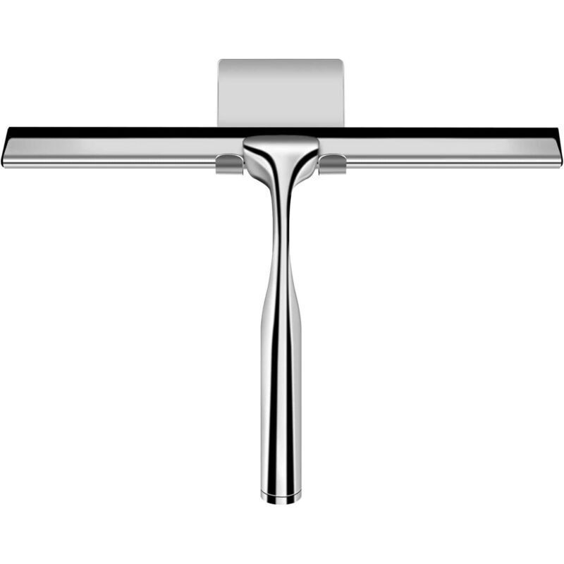 25 Cm Langer Duschabzieher Aus Edelstahl, Inklusive Wandhalterung – Silberfarben, Ergonomisches Und Langlebiges Design