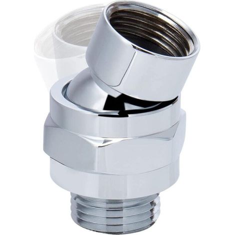 Verstellbares Kugelgelenk Aus Messing, Duschanschluss, Kugelgelenk, Duschadapter-kugelgelenk, Geeignet Zum Verbinden Von Duschköpfen Und Wasserleitungen, Silber