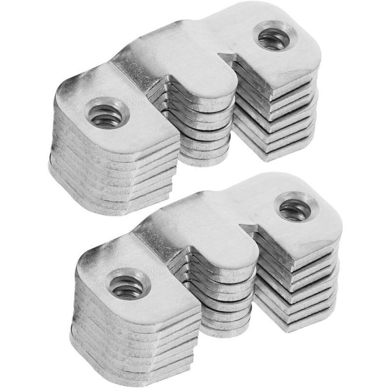 Set Mit 24 Bilderrahmen-aufhängehaken – Robustes Metall, Silberfarben, Ideal Zum Einfachen Aufhängen Ihrer Bilderrahmen