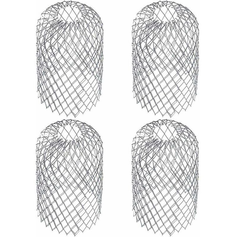 Dachrinnenrost Aus Edelstahl – Set Mit 4 Laubschutzgittern, 817 Cm, Einfache Und Langlebige Montage