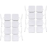 16 Elektroden, Selbstklebend, 5 X 5 Cm, 2-mm-stecker, Wiederverwendbar, Für Elektrostimulator