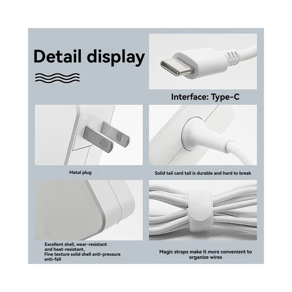 90w Usb-c Laptop-netzteil Type-c Pd Schnelllade-wandladegerät Eu-stecker