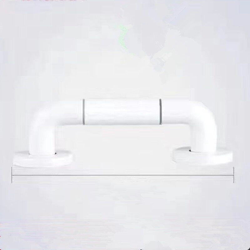 30 Cm Langer, Weißer Wc-haltegriff, Haltegriffe Für Badezimmer Mit Rutschfester Oberfläche, Edelstahlgriff, Duschhaltegriff Mit Beleuchteten Ringen –
