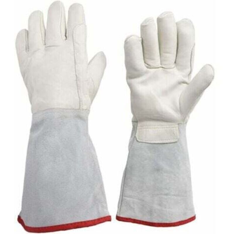 Kryogene Sicherheitshandschuhe 60 Cm – Wasserdicht, Schutz Gegen Flüssigen Stickstoff Und Lng – 1 Paar