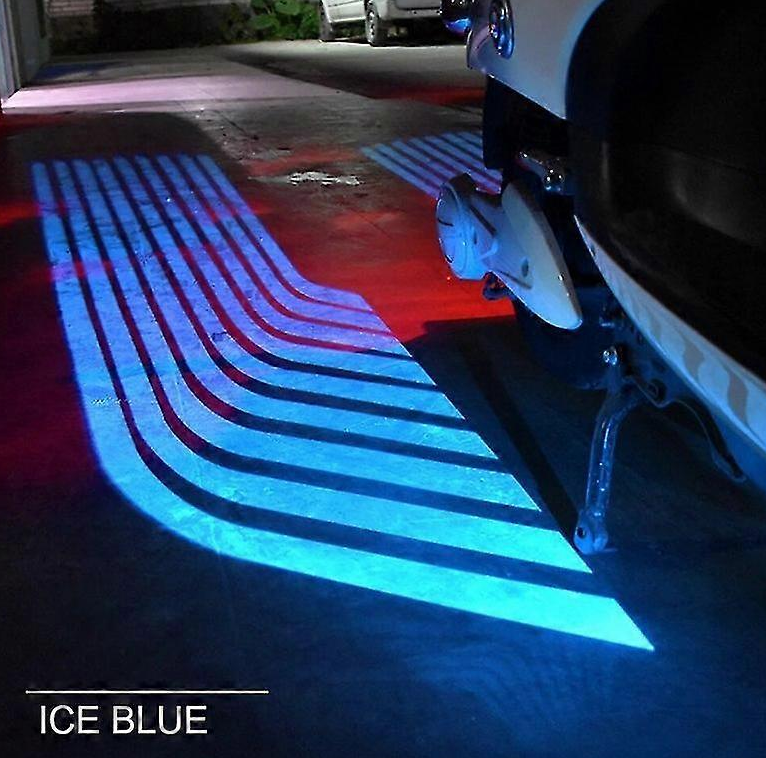 Set Motorrad-led-ambientebeleuchtung, Fahrzeuginnenbeleuchtung, Dekorative Rückleuchte, Ambientebeleuchtung, Fahrzeugbeleuchtung (eisblau)