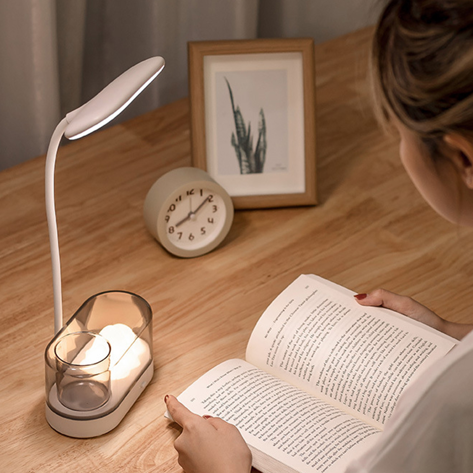 Led-schreibtischlampe, Intelligentes Nachtlicht, Schülerlampe, Augenschutz