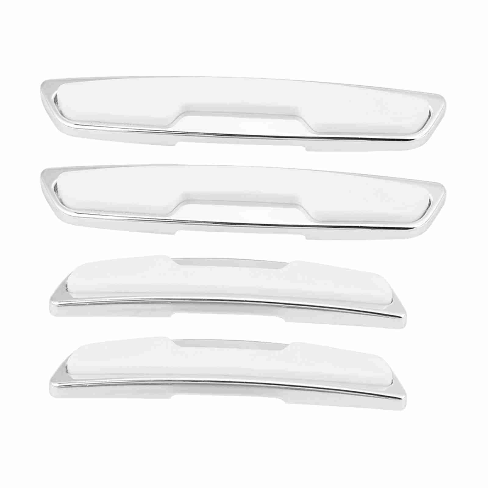 Antikollisionsschutz Für Fahrzeugtüren – Set Mit 4 Weißen Abs-/gummistreifen, 3,7 X 0,6 Cm Und 3,1 X 0,6 Cm