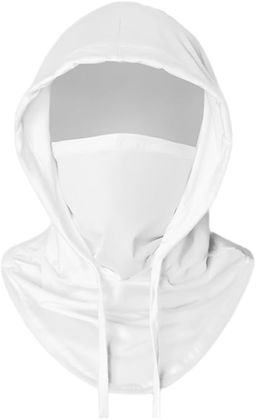 Coole Sturmhaube, Sonnenschutz, Uv-schutz, Atmungsaktive Vollkopfmaske, Unisex, Geeignet Für Radfahren, Motorradfahren, Angeln Usw. – Weiß